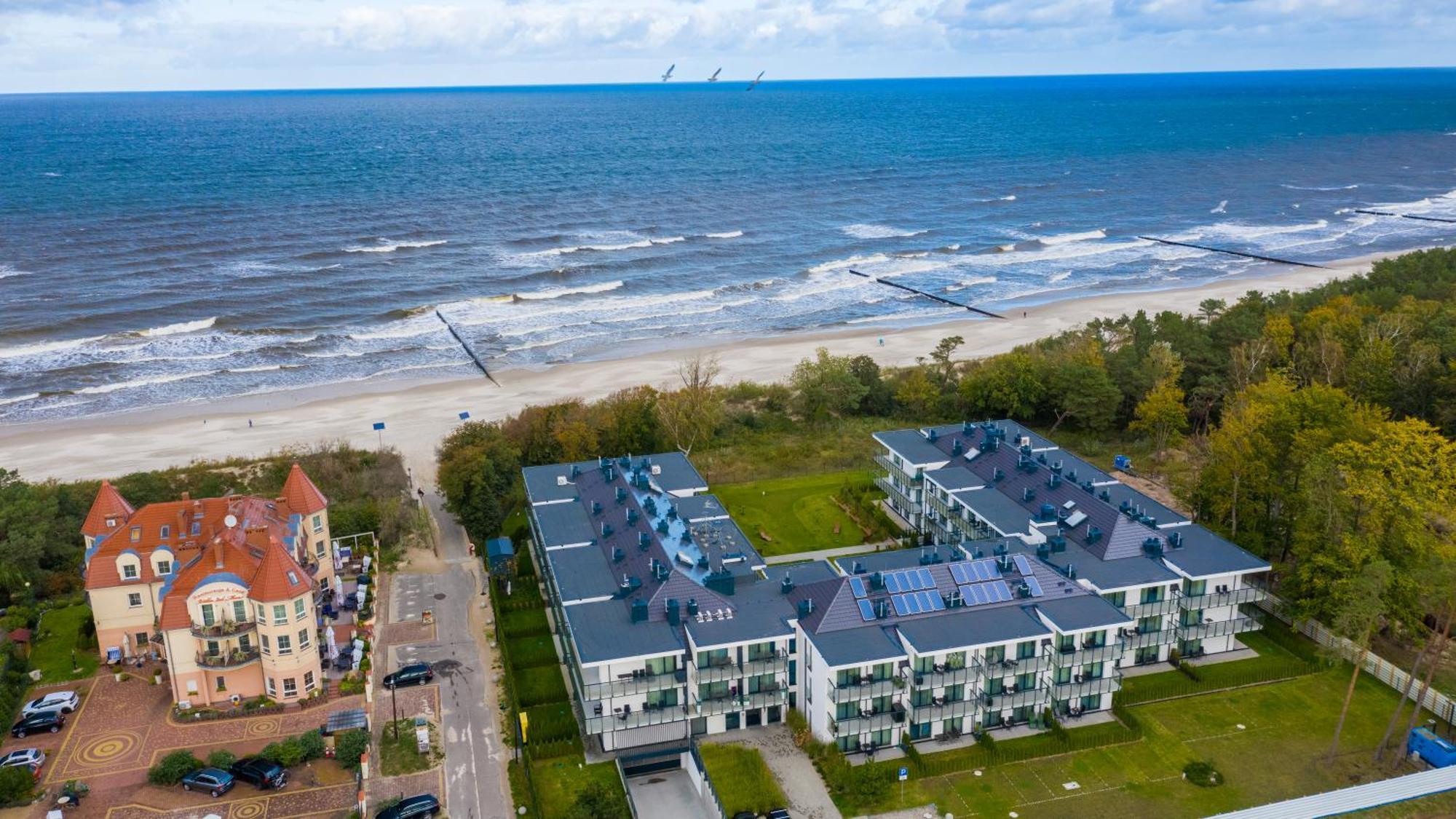 Rezydencja Niechorze 208 Z 2 Sypialniami I 2 Lazienkami Przy Plazy - 5D Apartamenty Luaran gambar